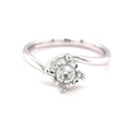 9ct White Gold 0.33ct Solitaire Ring