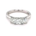 Platinum 1.49ct Diamond Trilogy Ring