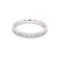 Platinum 0.33ct Diamond Set Half Eternity
