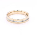 9ct White Gold Diamond Set Half Eternity Ring 4.2mm