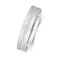 9K White Gold 0.22ct Diamond Set Wedding Band