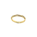 18K Yellow Gold 0.13ct Diamond Facet Ring