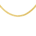 9K Yellow Gold Flat Woven Chain /18"