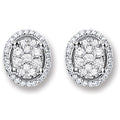 18ct White Gold 0.25ct Diamond Stud Earrings (£1155)