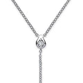 18ct White Gold 0.35ct Diamond Necklace (18in/45cm) Chain