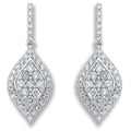 18ct White Gold 0.50ct Diamond Drop Earrings (£1725)
