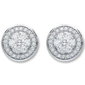 18ct White Gold 0.50ct Diamond Stud Earrings