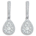 18ct White Gold 0.75ct Diamond Drop Earrings (£2385)