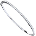 18ct White Gold 1.15ctw Diamond Bangle