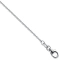 18ct White Gold 1.1mm Rolo Chain