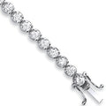 18ct White Gold 7.00ct Diamond Tennis Bracelet
