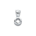 18ct White Gold Pendant Mount Rubover 0.20-0.25ct