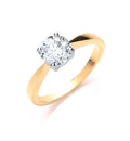 18ct Yellow Gold 1.00ct Diamond Engagement Ring