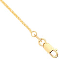 18ct Yellow Gold 1.0mm Spiga Chain