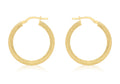 9ct Tube Hoop Earrings