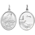 Sterling Silver St Christopher Pendant