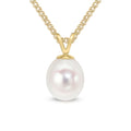 9K Yellow Gold Freshwater Pearl Pendant