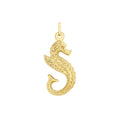 9K Yellow Gold Seahorse Pendant