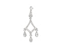 9K White Gold Diamond Pendant