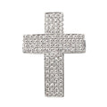 18K White Gold 0.60ct Diamond Cross Pendant