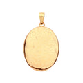 9ct Yellow Gold Oval Locket