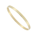 9ct Yelllow Gold Solid Oval Bangle