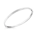Sterling Silver Plain Bangle