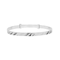 Sterling Silver Round Babies Bangle