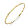 9K Yellow Gold Hinged Bangle