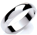 4mm Premium D-shape Platinum