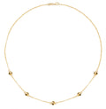 9ct Yellow Gold Beaded Necklace