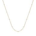 9K Yellow Gold 0.50ct Diamond Link Chain 18"