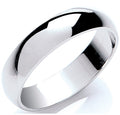 5mm Premium D-shape Platinum
