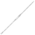 Sterling Silver Children's Figaro ID Bracelet 6"
