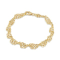 9K Yellow Gold Twisted Curb Bracelet