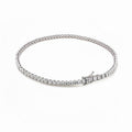 18K White Gold Lab Diamond Tennis Bracelet