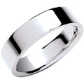6mm Premium Flat Court 18ct White