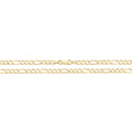 9K Yellow Gold Figaro Chain 16"