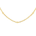 9K Yellow Gold Rope & Balls Chain /18"