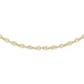 9K 2-Colour Gold Diamond Cut Cube Chain /20’’