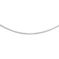 18K White Gold Round Snake Chain /16’’