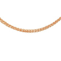 9K Rose Gold 25 Heart Slider Spiga Chain /22"