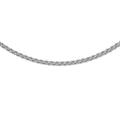 9K White Gold 1.4mm Spiga Chain /18"