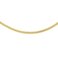 18K Yellow Gold Diamond Cut Curb Chain/ 20"