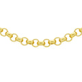 9K Yellow Gold Solid 160 Round Belcher Chain/ 20"