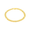 9K Yellow Gold Curb Link Bracelet /8.25"