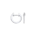 9ct White Gold 0.10ct Diamond Earrings (£375)