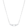 9ct White Gold 0.35ctw Necklace