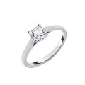 9ct White Gold 1.00ctw Solitaire Lab Grown Diamond Ring Igi Certified