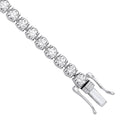 9ct White Gold 10.00ctw Lab Grown Diamond Tennis Bracelet Wgi Certified